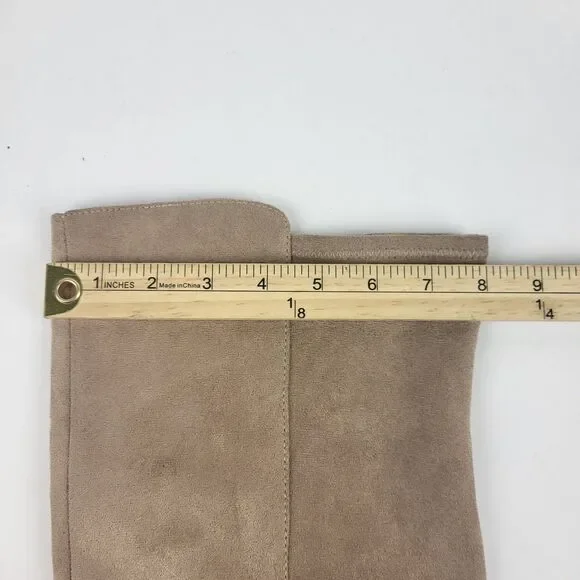 dv by dolce vita treasure women's over the knee boots synthetic almond toe 10 - Picture 5 of 16